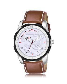 LR45 Analogue Watch with Leather Strap