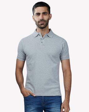 Polo T-shirt with Contrast Tipping