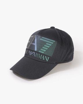 Solid Pattern Baseball Cap with Contrast Maxi Logo