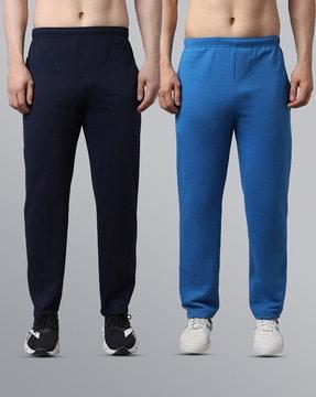 Pack of 2 Cotton Straight Track Pants