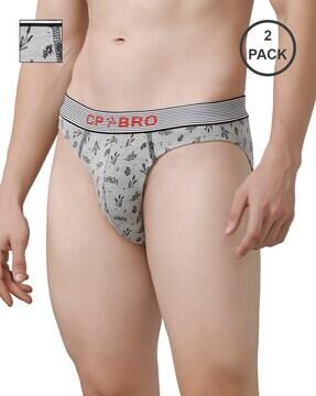 Pack of 2 Floral Print Briefs