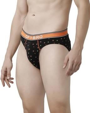 Pack of 2 Micro Print Briefs