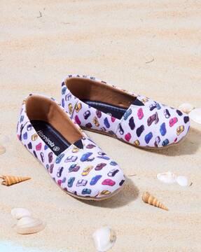 Printed Low-Top Slip-On Shoes