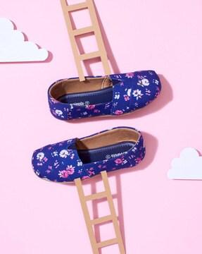 Floral Print Slip-On Casual Shoes