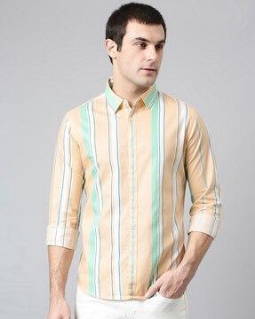 Striped Slim Fit Classic Shirt