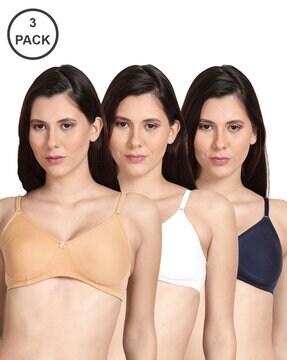 Pack of 3 Non-Wired T-Shirt Bras