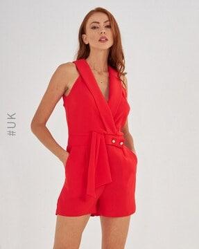 Playsuit with Insert Pockets