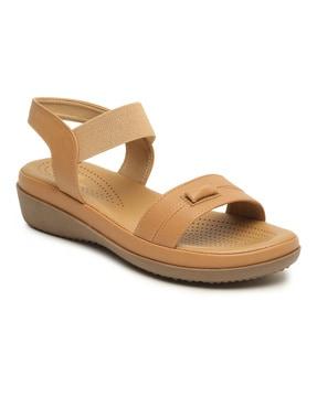 Open-Toe Wedges Heeled Sandals