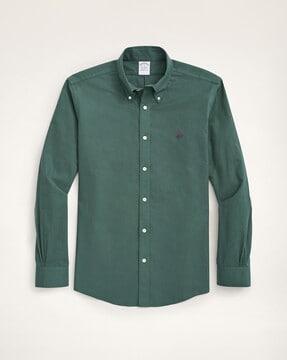 Non-Iron Oxford Button-Down Collar Shirt