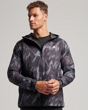 Waterproof Zip-Front Hooded Jacket