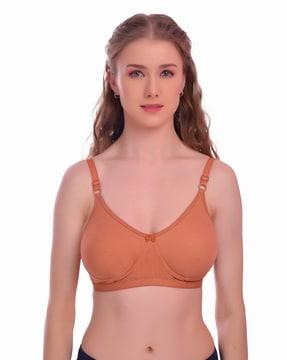Non-Wired Bra with Adjustable Straps