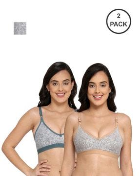 Pack of 2 Checked Bras
