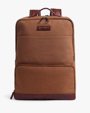 Panelled Everyday Backpack with Adjustable Straps