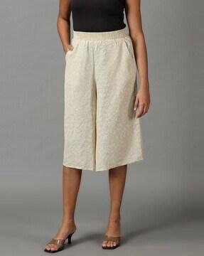 Culottes with Elasticated Waist