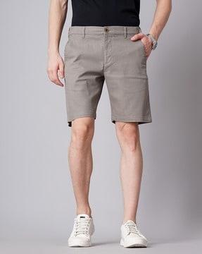 Slim Fit Shorts with Insert Pockets