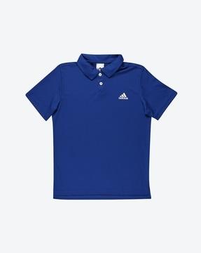 Polo T-Shirt with Logo Print