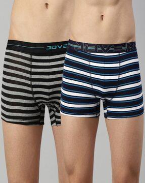 Pack of 2 Striped Trunks