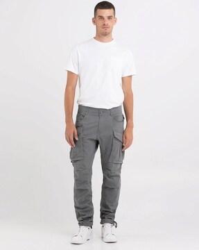Comfort Fit Cotton Twill Cargo Pants
