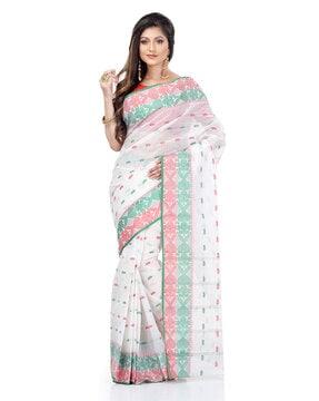 Bengal Tant Traditional Handloom Pure Cotton Saree