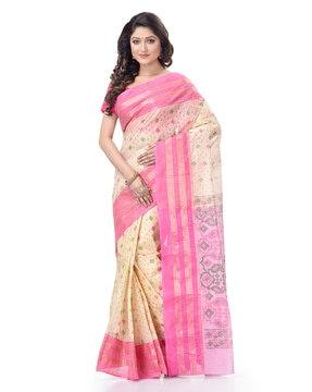 Traditional Saree with Floral Print