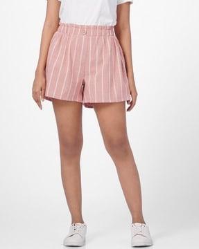 Striped Shorts with Elasticated Waist