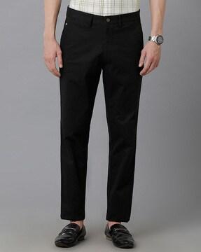 Solid Relaxed Fit Chinos