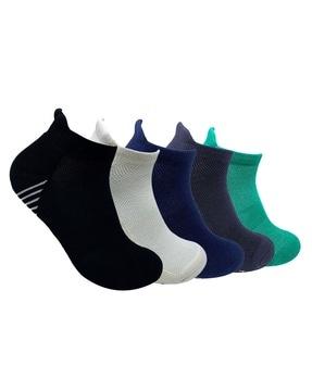 Pack of 5 Ankle-Length Socks
