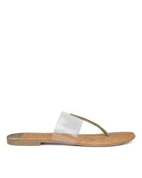 Slip-On Thong-Strap Sandals