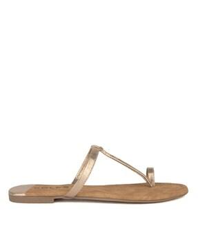 Slip-On Toe-Ring Sandals