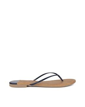 Open-Toe Slip-On Flat Sandals