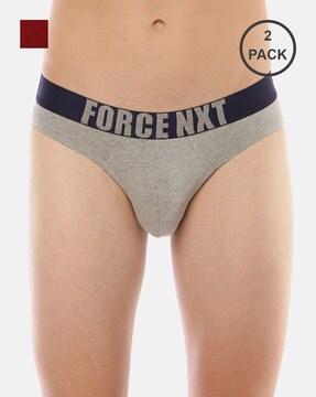 Pack of 2 Solid Briefs