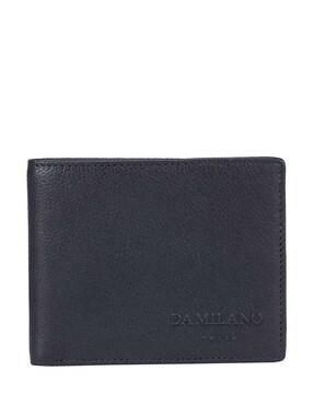 Bi-Fold Wallet with Embossed Text
