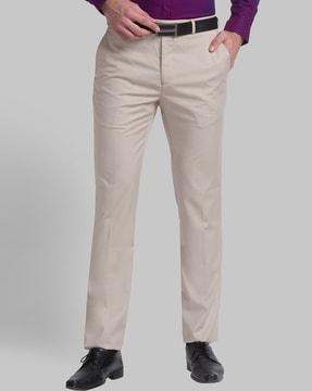 Flat-Front Trousers Insert Pockets