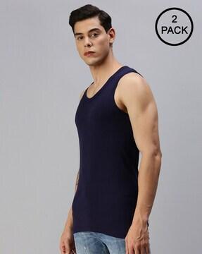 Pack of 2 Scoop-Neck Vest