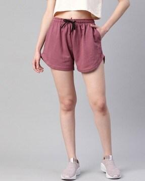 Mid Rise Knitted Shorts