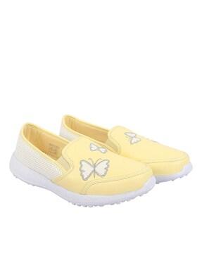 Panelled Slip-On Casual Shoes