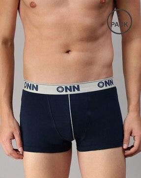 Pack of 2 Trunks with Elasticated Waistband