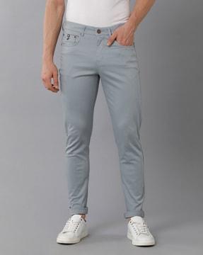 Slim-Fit Chinos with 5-Pocket Styling