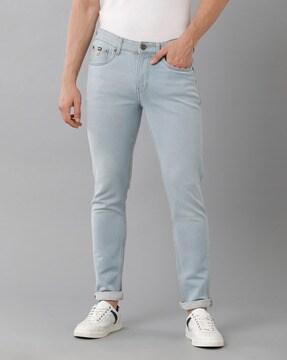 Mid-Rise Slim fit Jeans with 5-Pocket Styling