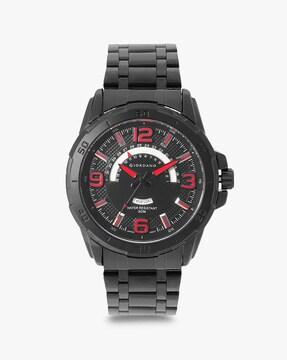 F1092-44 Analogue Watch with Stainless Steel Strap