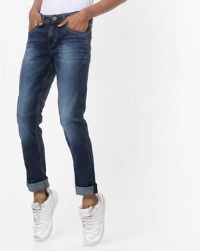4179 Jackey Mid-Wash Slim Fit Jeans