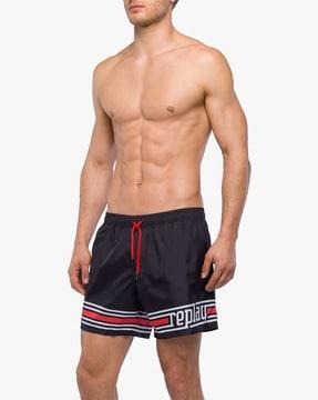 Boxers with Striped Hems