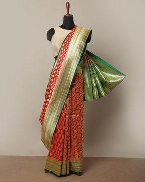 Banarasi Heavy Silk Kataan Brocade Saree