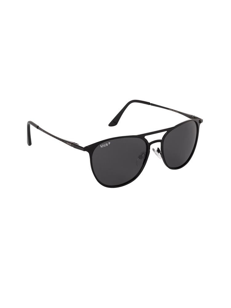 AISLIN Unisex Black Polarised Wayfarer Sunglasses