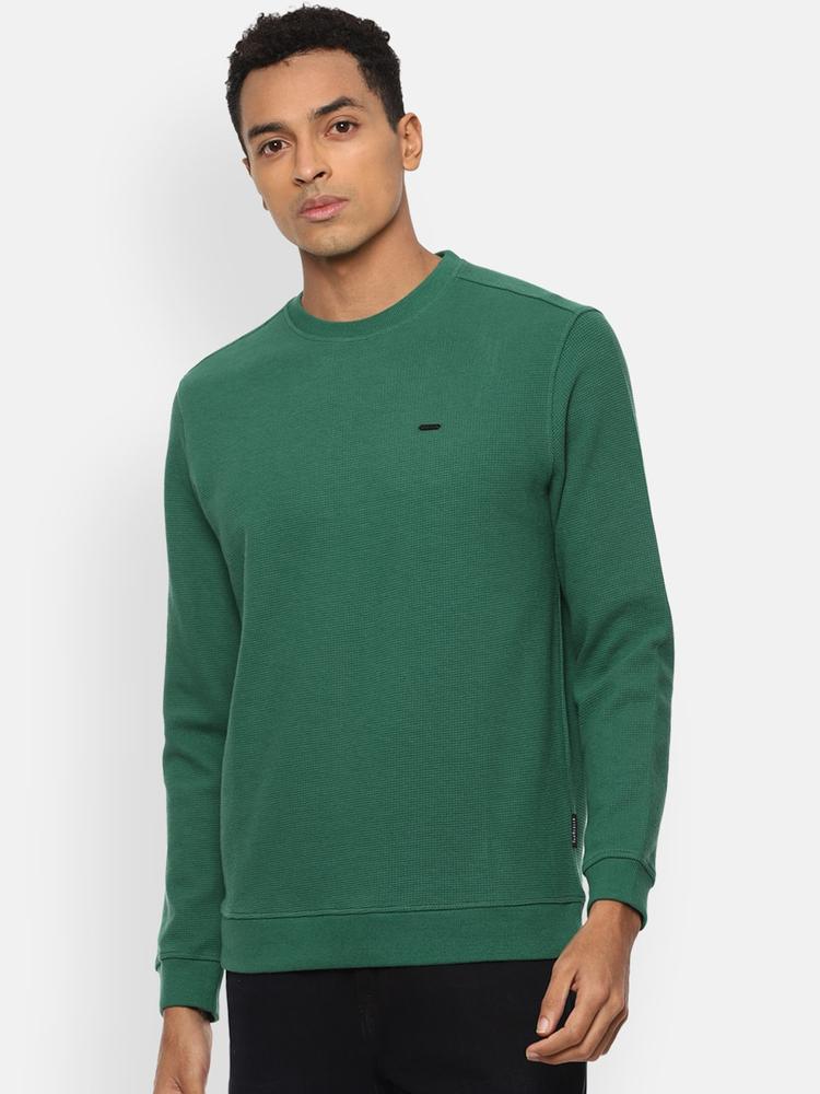 Van Heusen Sport Men Green Sweatshirt