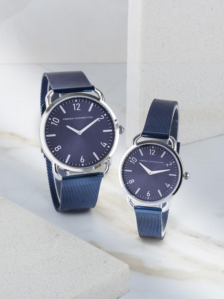 French Connection Blue Couple Wrist Watch - FCN00011B
