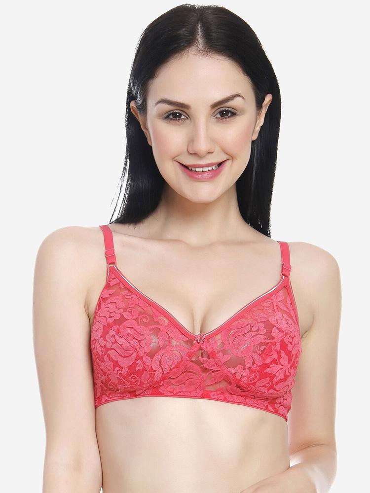 Innocence Coral Floral Lace Everyday Bra