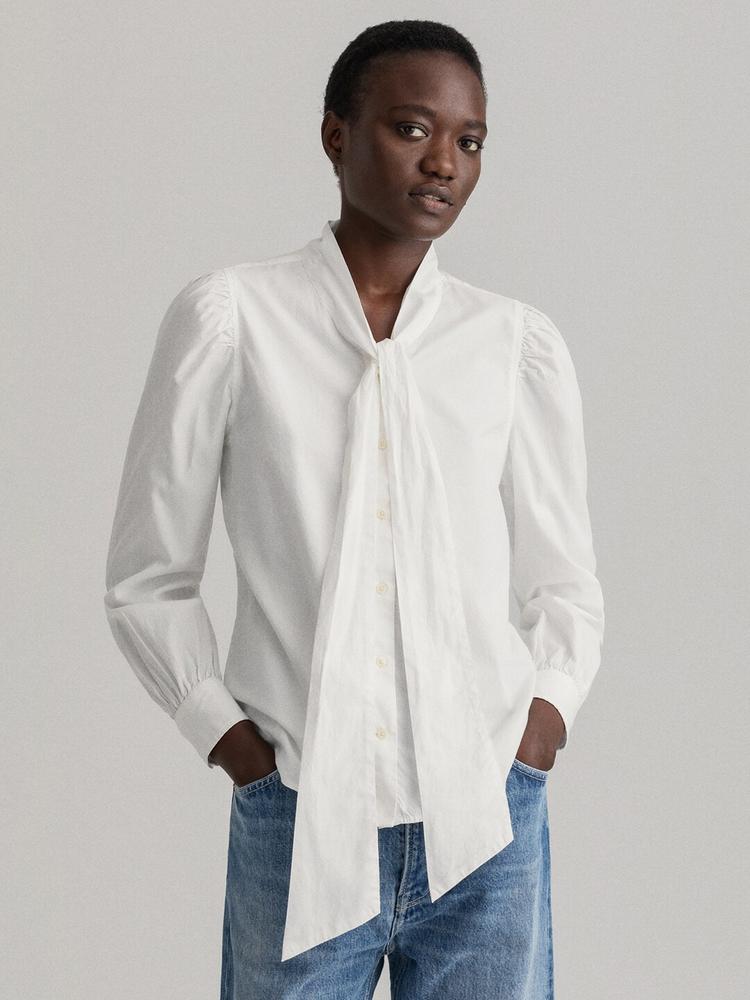 GANT Women White Pure Cotton Casual Shirt