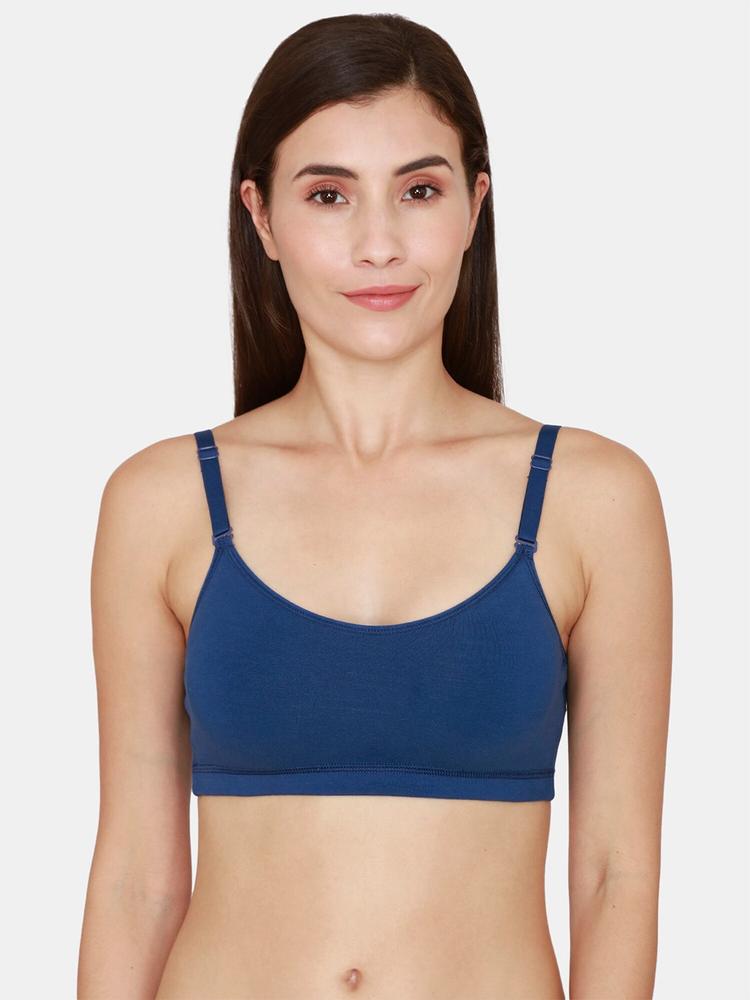 Coucou by Zivame Blue Non-wired Everyday Bra