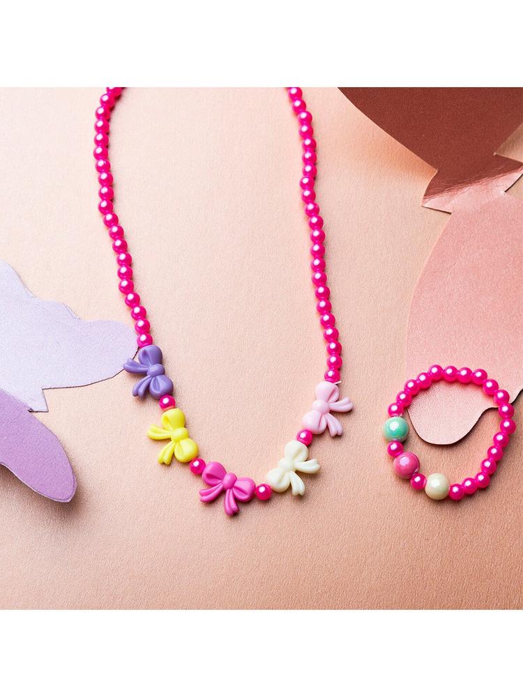 Jewelz Girls Multicoloured Necklace and Bracelet